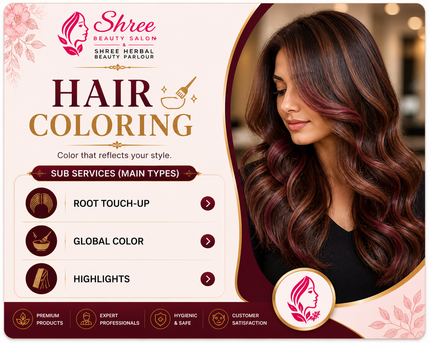 Hair coloring service in Nidagundi